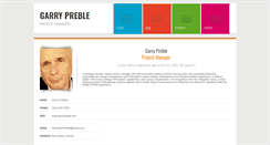Desktop Screenshot of garrypreble.com
